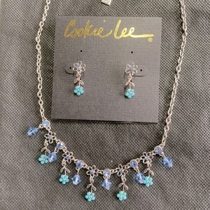Cookie Lee Necklace & Earrings Set